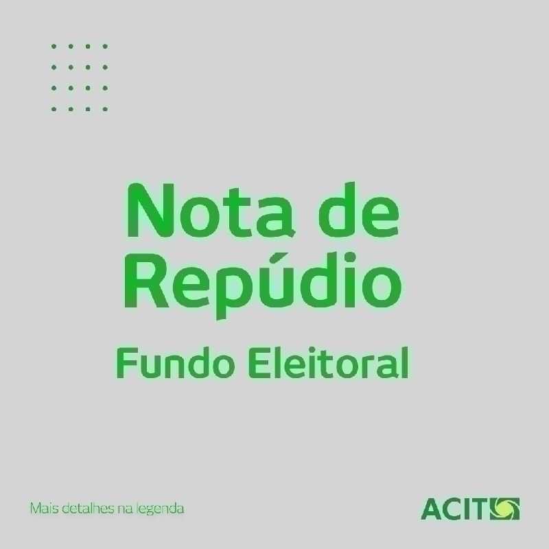 Nota de Repúdio: Fundo Eleitoral